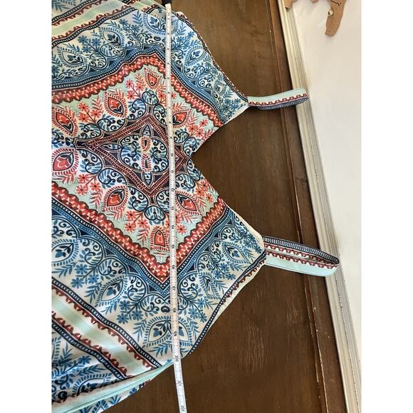 John Paul Richard Colorful Boho Midi Maxi V-Neck Handkerchief Kaftan Large Dress - Picture 11 of 11